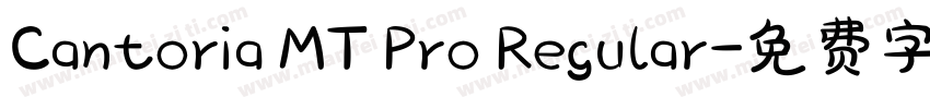 Cantoria MT Pro Regular字体转换